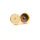 Ohrstecker mit 10 mm Fassung, 24K Goldbeschichtung, 2 Stück