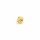Zwischenperlen aus Messing mit Zirkonia und 18k Goldbeschichtung 9mm 1 Stück