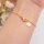 runde Anhänger aus Messing, 24K Goldbeschichtung, 4 Stück