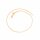 Armband Rohling Messing 18k vergoldet 22cm mit Stopperperle Schiebeverschluss