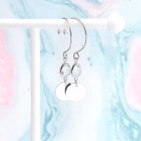Verbinder aus Messing Tropfen mit Platin beschichtet 2...
