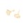 Anhänger Ginkgoblatt 18k goldbeschichtet 11x8mm 2 Stück