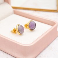 Ohrstopper für Ohrstecker aus Messing, 18K...