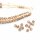 facettierte Glasschliffperlen in Beige 4 x 3 mm 50 Stück