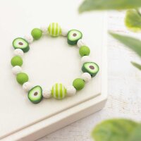Perle Avocado aus Polymerton 30 Stück