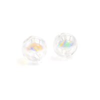 Hohlperlen mit Holo Effekt zum Befüllen 12mm 2...