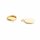 Fassungen aus 304 Edelstahl mit 18k Gold beschichtet 10mm 4 Stück