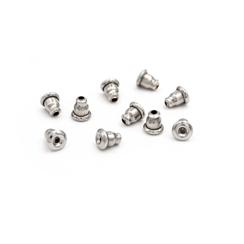 Ohrstopper für Ohrstecker aus 304 Edelstahl 10 Stück