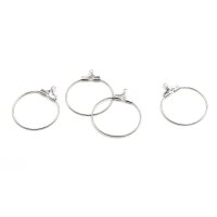 Anhänger aus Messing platinfarben beschichtet 23 mm...