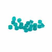 Heishiperle Jade in petrol 20 Stück
