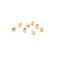 kleine Zwischenperlen aus Messing 24k Gold beschichtet...