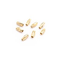 rhombenförmige Zwischenperlen aus Messing, 24K...