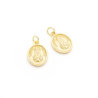 Anhänger Lady of Fatima aus Metalllegierung, 18K...