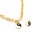 Yin und Yang Anhänger mit 18k Goldbeschichtung 15mm 1 Stück
