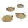 Fassung für 40mm Cabochons in antik bronze 4 Stück