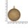 Fassung für 40mm Cabochons in antik bronze 4 Stück
