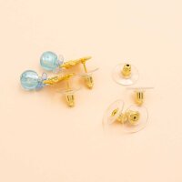 Ohrstopper für Ohrstecker in goldfarben 20 Stück