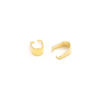 Collierschlaufe aus Edelstahl mit 18K Goldbeschichtung,...