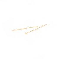 Nietstifte aus Messing 14k Gold filled 19mm 2 Stück