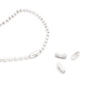 Verschlüsse für 2mm Kugelketten aus Messing in...