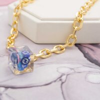 fertige Gliederkette mit großen Gliedern in...