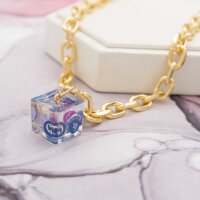 Anhänger Würfel aus Resin mit Sternzeichen...
