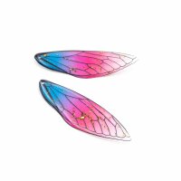 Anhänger Feenflügel aus Resin im Farbverlauf...