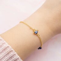 Verbinder Planet mit Strass und 18k Goldbeschichtung 1...