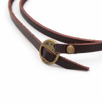 Lederarmband in rotbraun 1 Stück