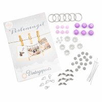 SET ELLA ZUM PERLENENGEL SCHUTZENGEL FLIEDER SELBER...