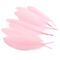 lange Federn in pink 10 Stück