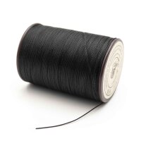 Polyesterkordel gewachst in schwarz 0,45mm 1 Rolle