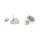 Ohrstecker Herz aus 304 Edelstahl 4 Stück