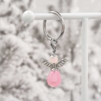 geschwungene Engelsflügel in antik silberfarben 24mm...