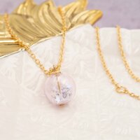 Hohlperlen zum befüllen in rosa 14mm 2 Stück
