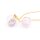 Hohlperlen zum befüllen in rosa 14mm 2 Stück