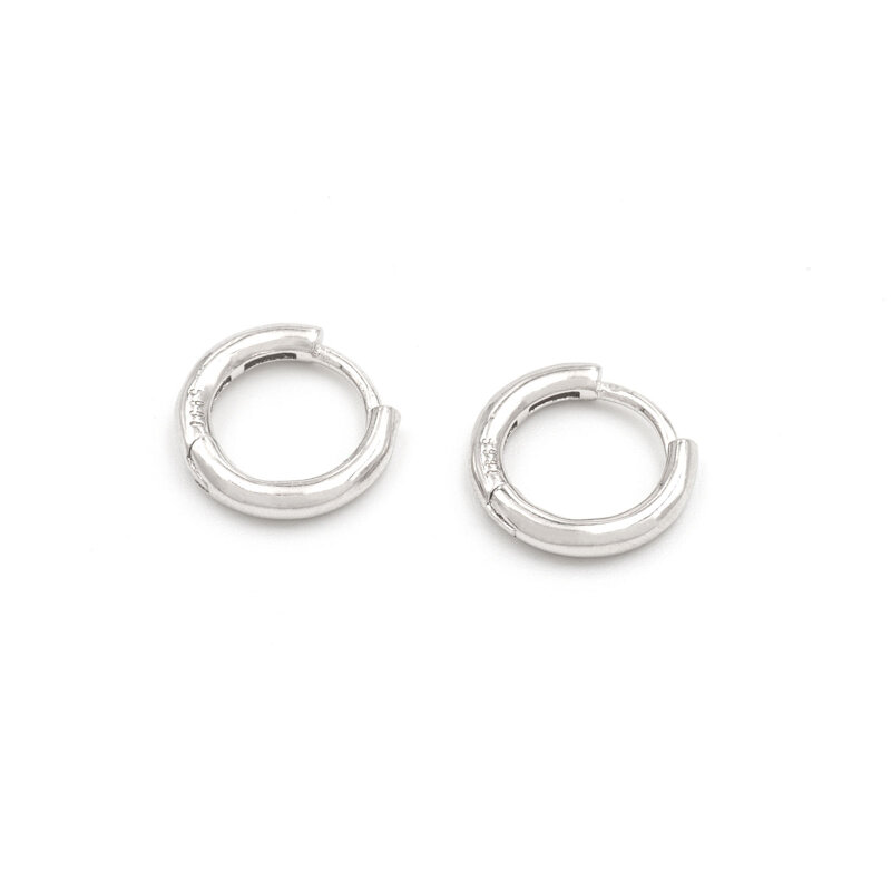 Creole aus 925 Sterling Silber 12mm 2 Stück