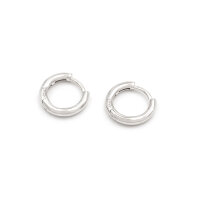 Creole aus 925 Sterling Silber 12mm 2 Stück
