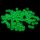 Acrylperlen mit Motiven Glow in the dark im Farbmix 7mm 100 Stück