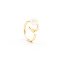 Ring aus Messing mit langanhaltender 18k Goldbeschichtung...