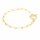 Figaro Armband aus Messing in goldfarben 19cm 1 Stück