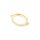 Fassungen als Verbinder aus Messing in goldfarben 18x13mm 2 Stück