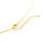 Gliederkette aus Messing mit 18k Goldbeschichtung 40cm 1 Stück