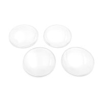 Cabochons Glas klar 35mm 4 Stück