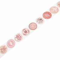Rolle mit 500 Stickern im Vintage Design 8...