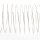 Memory Wire, Spiralarmband in Platinfarben 0,8 mm stark ca. 55 mm Durchmesser 200 Windungen
