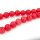 Chalcedon Perlen 8 mm rund Rhodochrosit-Optik rot-pink gefärbt 10 Stück