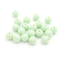 Acrylperlen mit Perlenglanz in hellgrün 11,5mm 20...