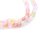 Crackle Glasperlen im Pastell Farbmix 1 Strang mit 65 Perlen