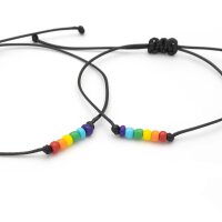 Partnerarmband "Love is Love" mit LGBT Design